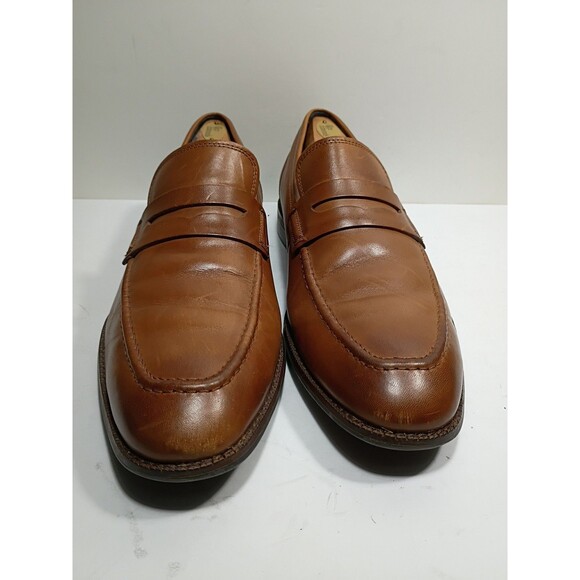 Cole Haan Mens British Tan Leather Penny Loafers C29038 Size 10M Slip On Shoes main image 13